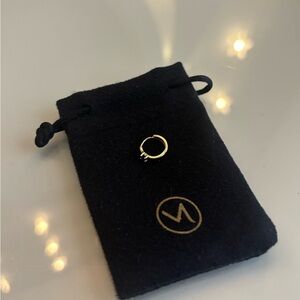 Mejuri Gold and Silver Hoop Earrings